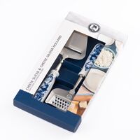 Giftset Delft blauw kaasschaaf en kaasrasp