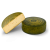 Half and whole Bio Fabulous Fenugreek cheese wheel.