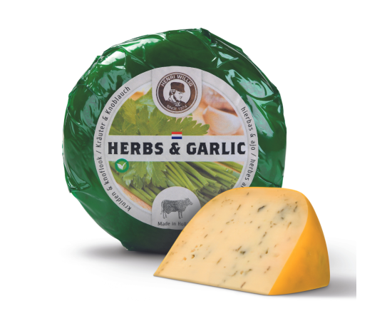 Henri Willig Cow cheese with Herbs and Garlic 380 grams