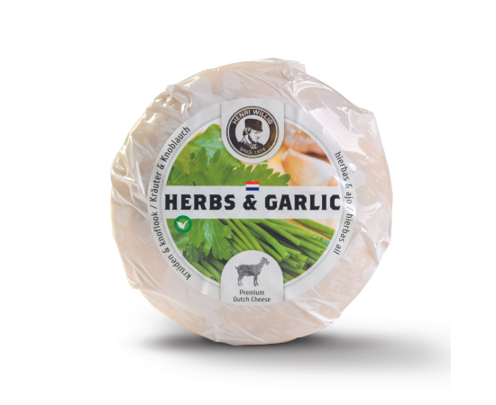 Henri Willig Young Goat Cheese with Herbs and Garlic 380 grams