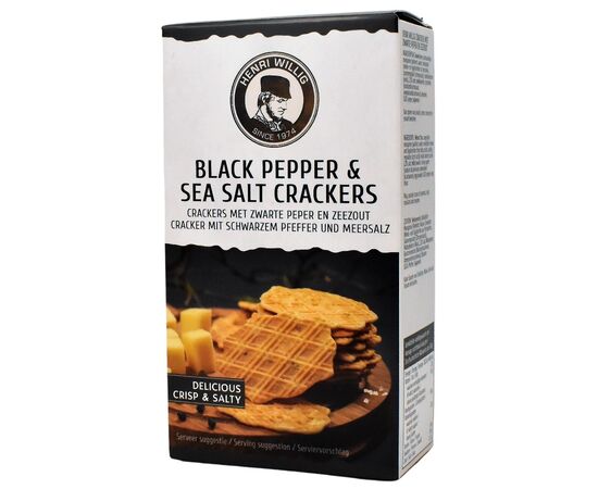 Zwarte Peper & Zeezout Crackers