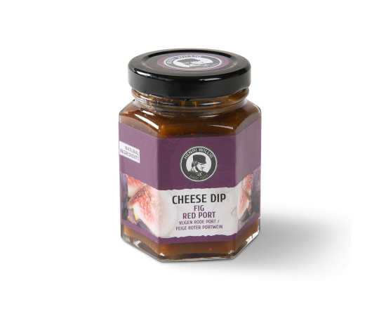 Cheese Dip Figs Red Port