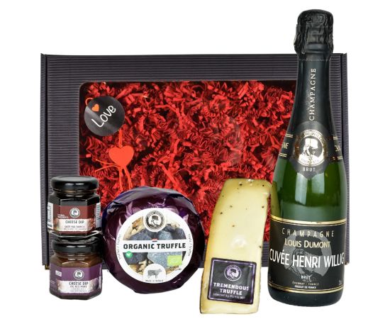 Valentine's gift set Tremendous Truffle with champagne