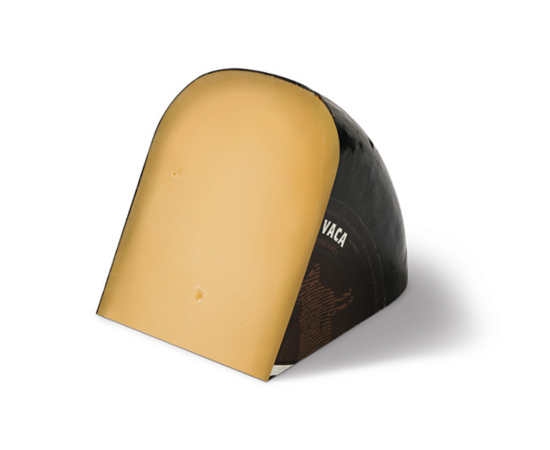 Stück alter Kuhkäse