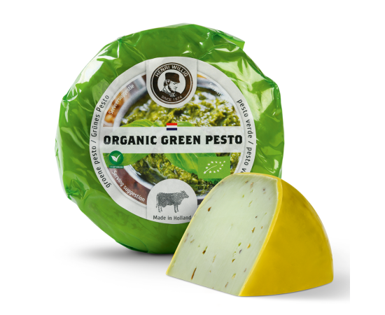 Henri Willig Organic Cow's Cheese with Green Pesto 380 grams