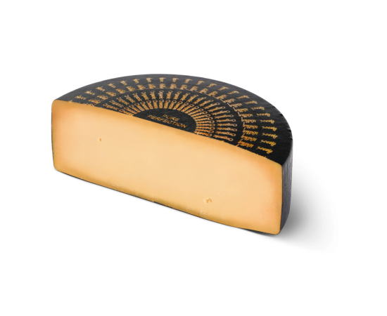 Half Bio Pure Perfection cheese wheel.