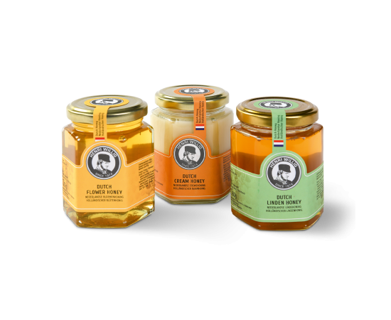 Henri Willig Combination - 3 jars of Dutch Honey