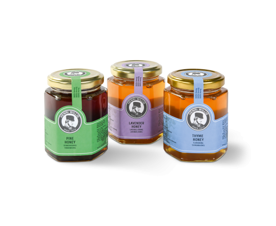 Henri Willig Combination - 3 jars of Herbal Honey
