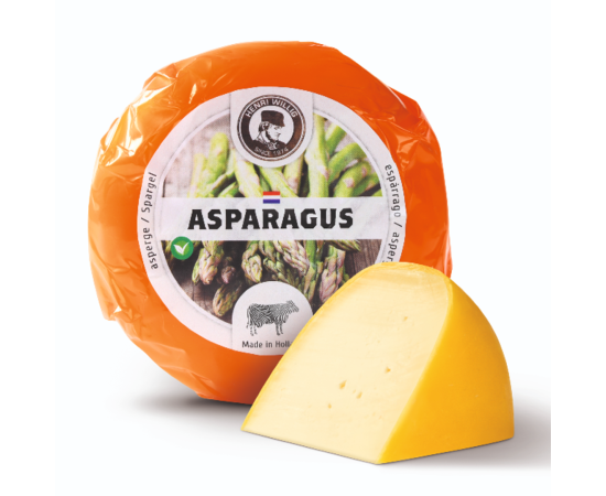 Henri Willig Cow Cheese with Asparagus 380 grams