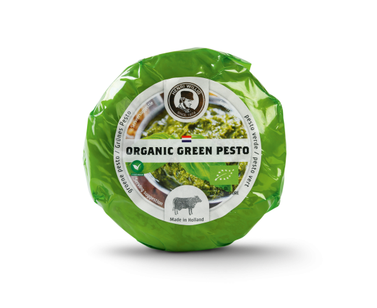 Henri Willig Biologische Koekaas met Groene Pesto 380 gram