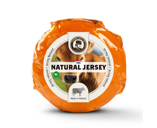 Babykaas in een oranje verpakking.