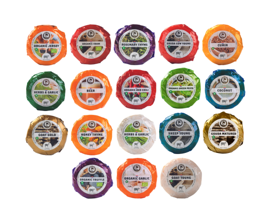 Sélection de 18 fromages Henri Willig différents
