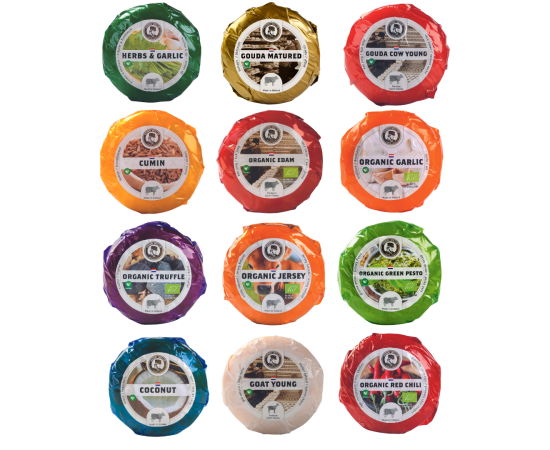 Sélection de 12 fromages Henri Willig différents