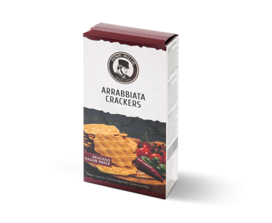 Emballage des Arrabbiata Crackers