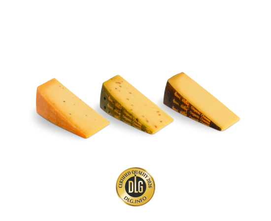 Les trois fromages hors emballage