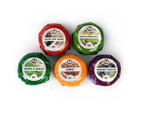 Sélection de 5 fromages Henri Willig différents