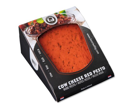 Cow cheese - red pesto - 300 gr.
