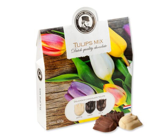 Chocolate tulips