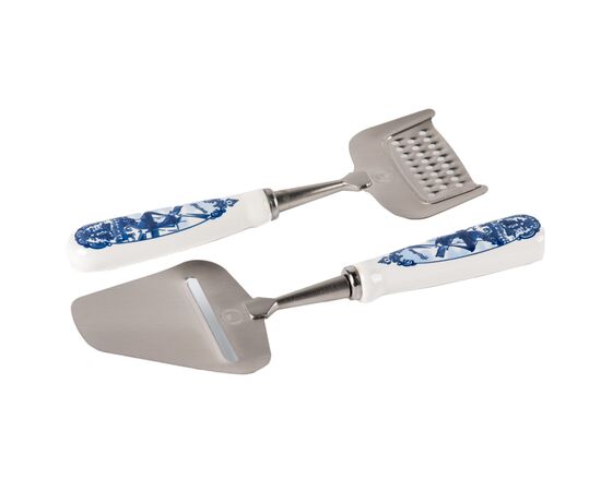 Giftset Delft blue cheese slicer & cheese grater Holland