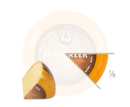 Morceau de Henri Willig fromage de vache Fenugrec 50+