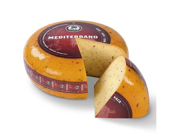 Henri Willig Cow Cheese with Italian Herbs - Mediterrano - Wheel 50+