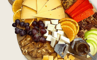 Delicious cheeseboard with various Henri Willig cheeses
