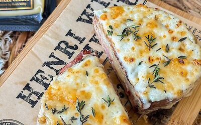 Croque Monsieur with Whisky Cheese