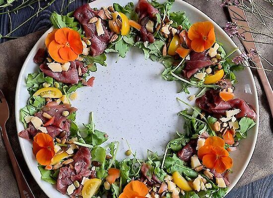 Carpaccio Kerstkrans