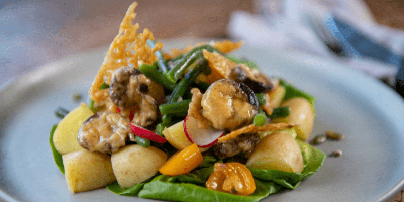 Smokey Gouda maaltijdsalade met kaas van Henri Willig