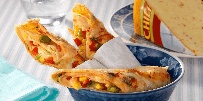 Hot & Spicy tortillas met pittige kaas van Henri Willig
