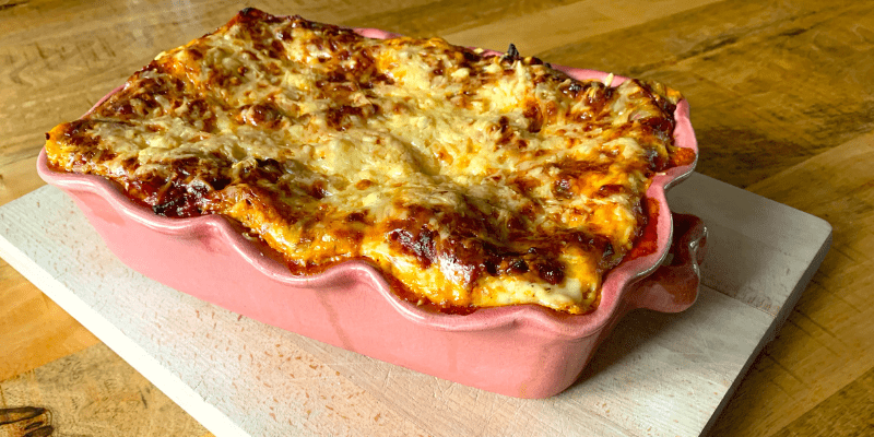 Comfort lasagne met lekker veel kaas