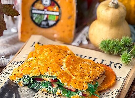 Wrap met biologische pompoenkaas