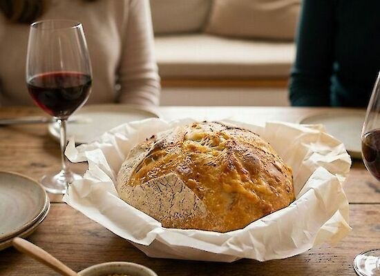 Zuurdesem-borrelbrood met Pure Gold