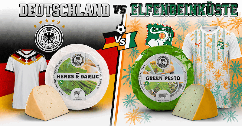 Käse-Duell: Deutschland gegen die Elfenbeinküste