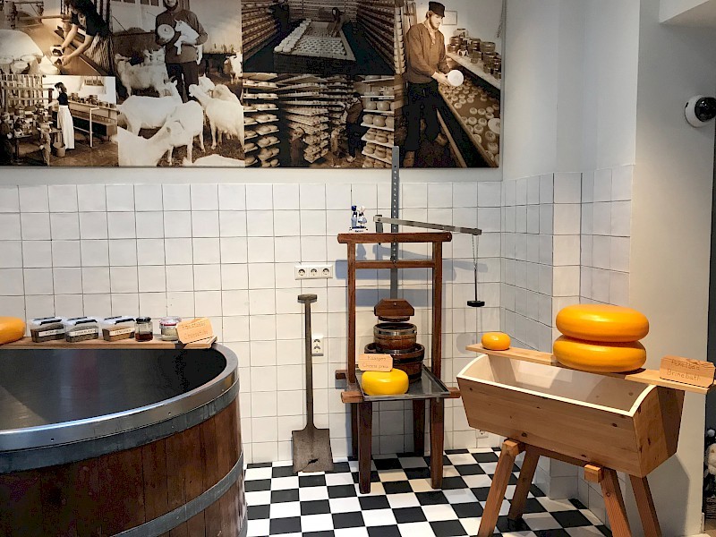 Cheese tasting room Warmoesstraat